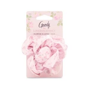 NWT LoveShackFancy Goody Pink Floral Hair Scrunchie